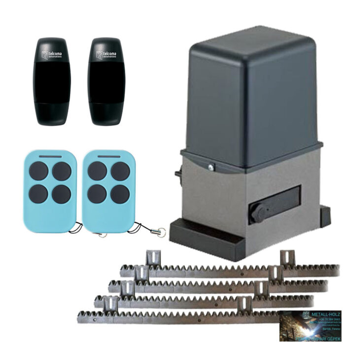 Tolókapu mozgató szett 600 kg-ig, IDOL távirányító, 4m CRV4-es fogasléccel, 230V Slide Kit/Idol/CRV4 - Image 1