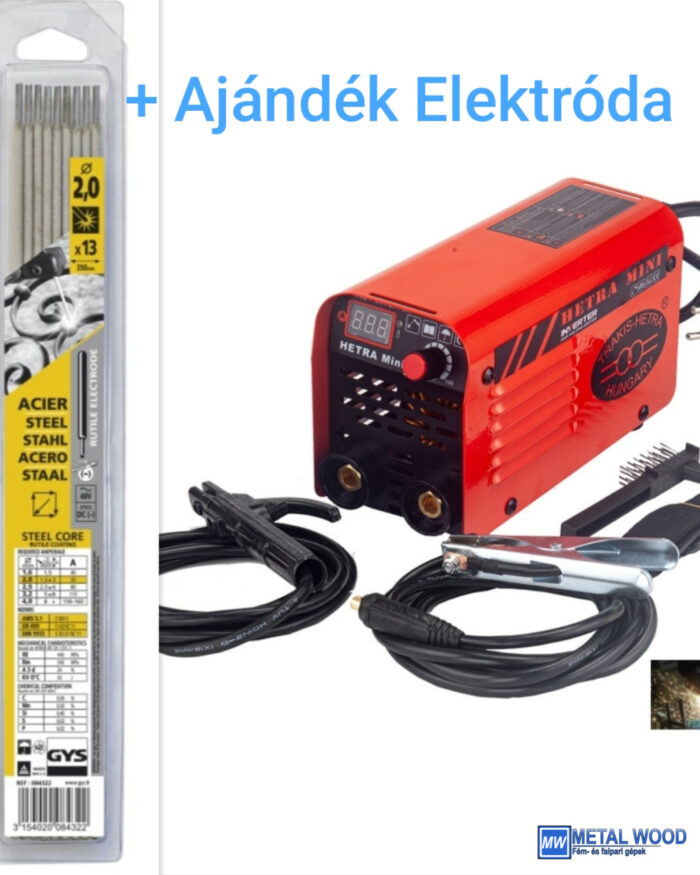 HETRA Mini inverteres hegesztő + ajándék Elektróda! - Image 1