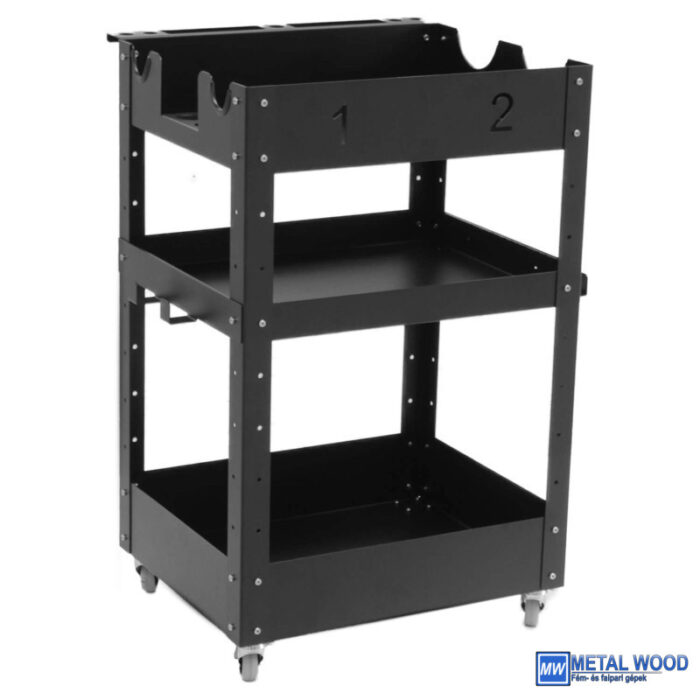 WD_2 ChemicalWorkz 3 polcos Gurulós Professzionális Kocsi - Image 1