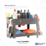 ChemicalWorkz 3 polcos Gurulós Professzionális Kocsi - Image 2