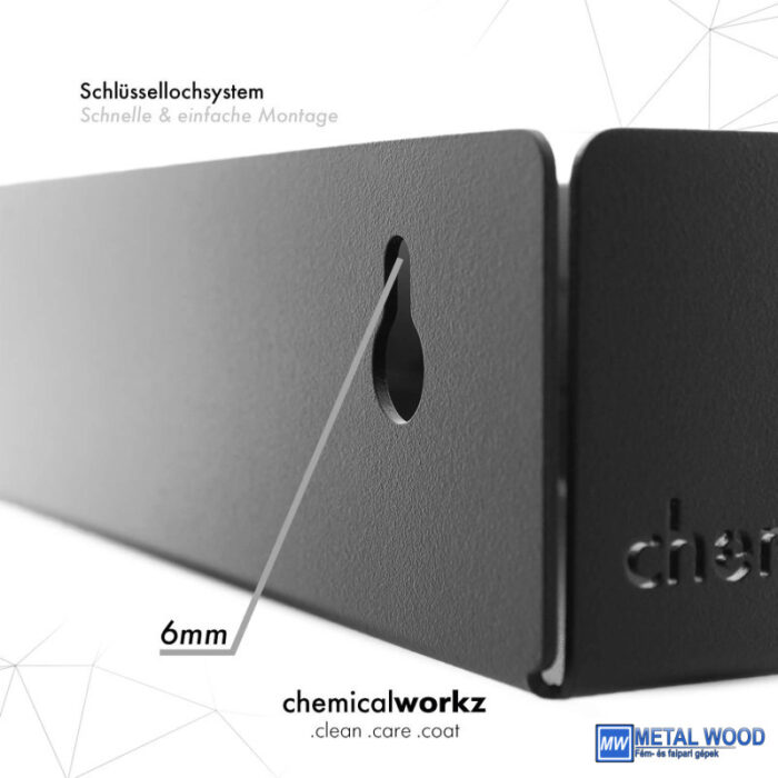 ChemicalWorkz Ecset és Szóróflakon fali tartó 80cm - Image 4