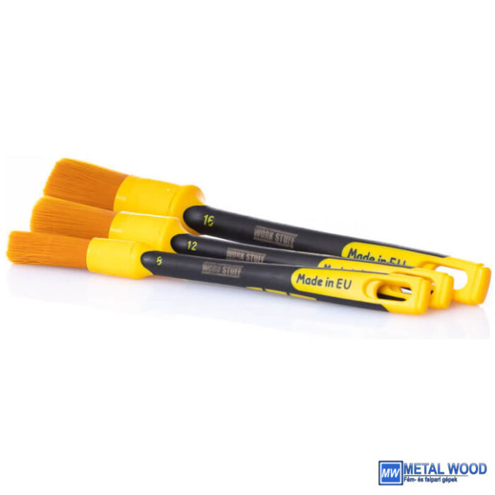 Work Stuff Detailing Brush Rubber Albino Orange 24mm Ecset - No.12 - Image 2