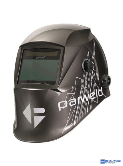 Automata fejpajzs, Parweld grafit-metál színű, 4 szenzoros, nagy TRUE COLOR látómezős 100x52mm. DIN 5-13,