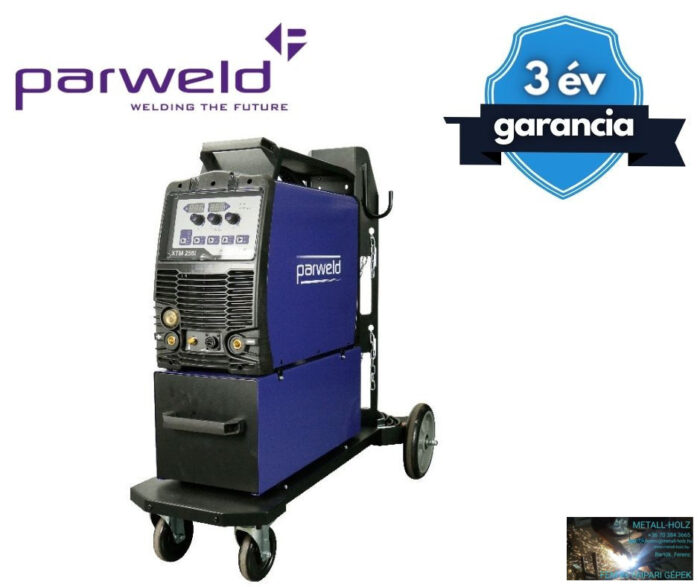 XTM256i Parweld 250A-os 400V digitális, inverteres Multi-MIG hegesztőgép - Image 1