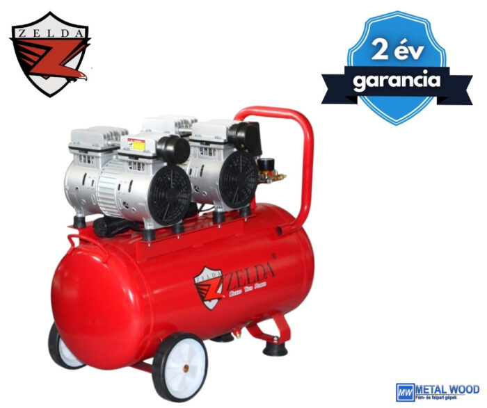 ZD600L-50L ZELDA extra csendes, olajmentes kompresszor 50L - Image 1
