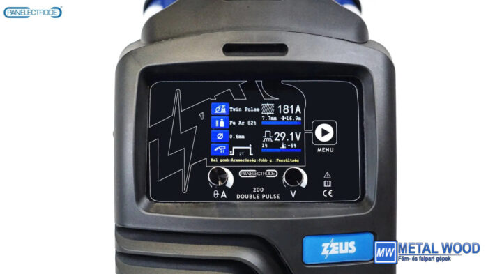 Panelelectrode ZEUS 200 Double Pulse (4x4) inverteres hegesztőgép - Image 5