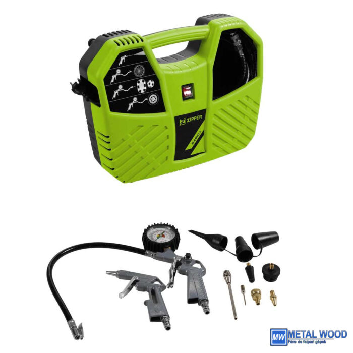 ZI-COM2-8 Hordozható Kompresszor 1.1 KW - Image 4