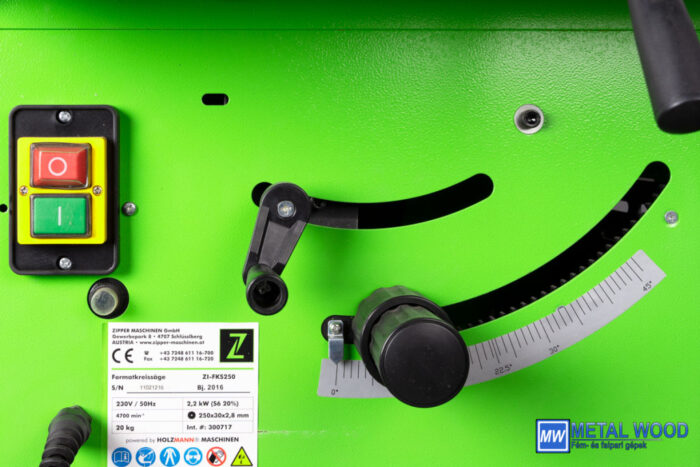 ZI-FKS250 asztali körfűrészgép - Image 4