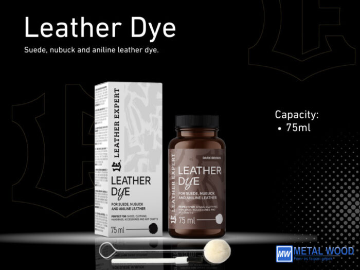 Leather Expert Bőrfesték - Velur. Nubuk, Analin 75ml Sunflower - Image 3