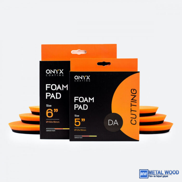 onyx_pad_cut_6_da ONYX Polírozó korong - Vágó : Orange 150mm/DA - Image 1