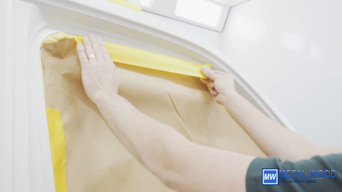 Q1 Prémium maszkoló szalag/ Sárga  36mm/50m 110 °C - Image 3