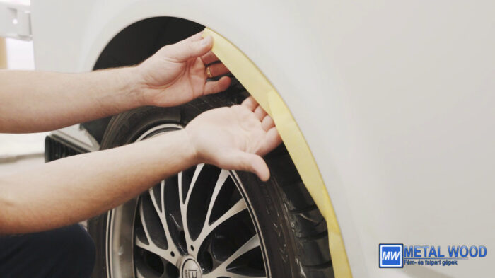 Q1 Prémium maszkoló szalag/ Sárga  36mm/50m 110 °C - Image 4